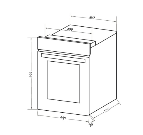 Шкаф духовой электрический HOMSair OEF451WH фото 5