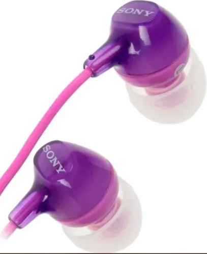 Наушники Sony MDR-EX15AP/V Цвет Фиолетовый фото 2