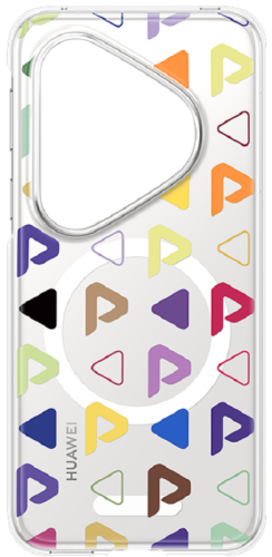 Чехол HUAWEI Pura 80 Pro (Lamarr-LC) Letter Magnetic Case Transparent фото 3