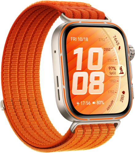 Смарт-часы HUAWEI WATCH FIT 5 Pro Gradient Orange Nylon Strap (Niki-B29W) цвет Orange фото 3