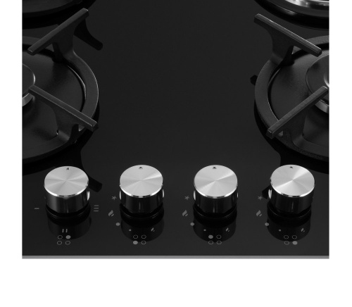 Комбинированная варочная панель MAUNFELD EEHG.64.13CB.KG черный фото 2