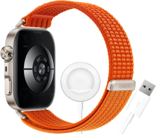 Смарт-часы HUAWEI WATCH FIT 5 Pro Gradient Orange Nylon Strap (Niki-B29W) цвет Orange фото 4