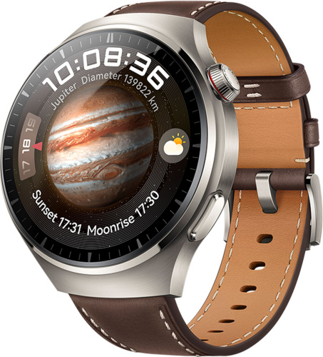 Смарт-часы HUAWEI WATCH 4 Pro LTE Dark Brown Leather Strap (Medes-L19L)