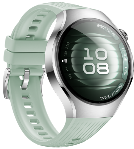 Смарт-часы HUAWEI WATCH 5 42mm Light Green Fluoroelastomer Strap (Soc-L19F) фото 3