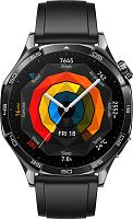 Смарт-часы HUAWEI WATCH GT 5 Black Aluminium Case, Black Fluoroelastomer Strap(Vili-B19F)