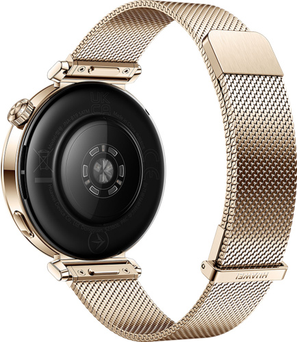 Смарт-часы HUAWEI WATCH GT 5 Gold Aluminium Case, Golden Milanese Strap(Jana-B19M) фото 3