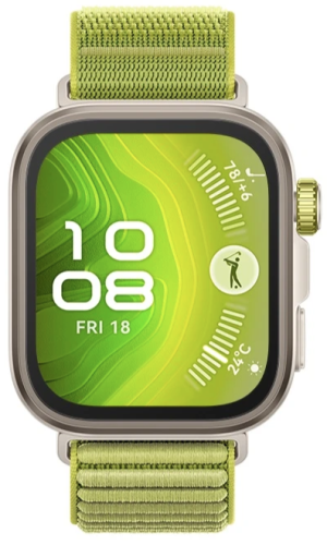 Смарт-часы HUAWEI WATCH FIT 4 Pro Green Nylon Strap (Seiya-B29W) фото 2