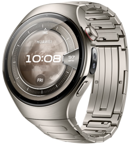 Смарт-часы HUAWEI WATCH 5 46mm Titanium Strap (Rates-L29M)