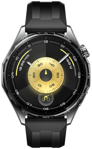 Смарт-часы HUAWEI WATCH GT 6 46mm Black Aluminium Case, Black Fluoroelastomer Strap(Atum-B19F) фото 2
