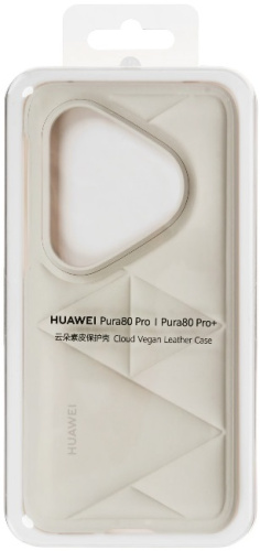 Чехол HUAWEI Pura 80 Pro Cloud Vegan Leather Case Gray фото 5