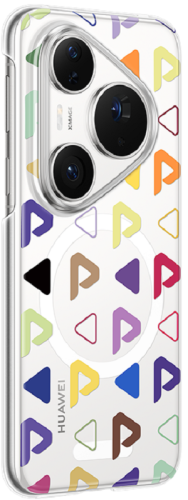 Чехол HUAWEI Pura 80 Pro (Lamarr-LC) Letter Magnetic Case Transparent фото 2