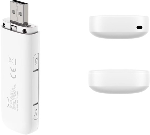 Модем HUAWEI Brovi 4G USB Dongle (E3372-325) White фото 2