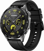 Смарт-часы HUAWEI WATCH GT 4 46mm Black Fluoroelastomer Strap (Phoinix-B19F)