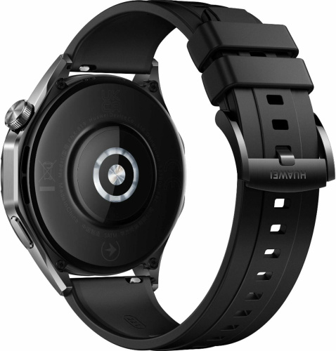 Смарт-часы HUAWEI WATCH GT 4 46mm Black Fluoroelastomer Strap (Phoinix-B19F) фото 3