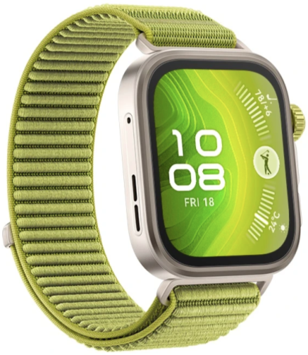 Смарт-часы HUAWEI WATCH FIT 4 Pro Green Nylon Strap (Seiya-B29W) фото 6