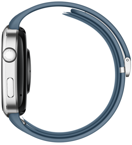 Смарт-часы HUAWEI WATCH D2 Silver Aluminum Alloy Case, Blue Composite Leather Strap (Luca-B29) фото 5