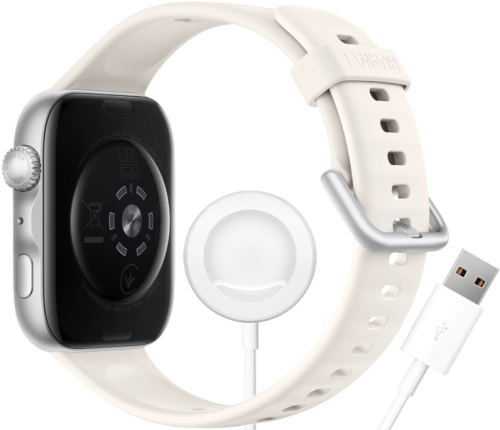 Смарт-часы HUAWEI WATCH FIT 5 White Fluoroelastomer Strap (Niki-B19F) цвет White фото 4