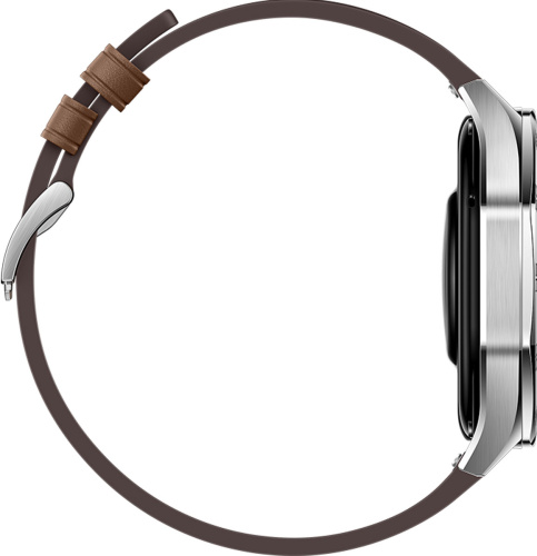 Смарт-часы HUAWEI WATCH GT 5 Brown Aluminium Case, Brown Leather Strap(Vili-B19L) фото 4