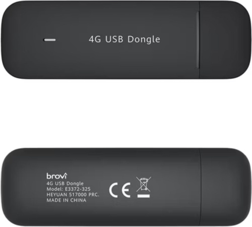 Модем HUAWEI Brovi 4G USB Dongle (E3372-325) Black фото 2