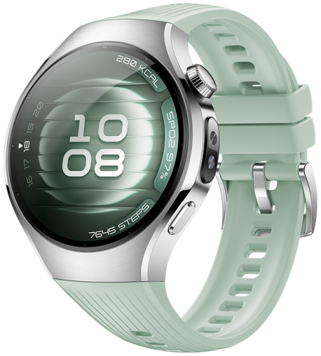 Смарт-часы HUAWEI WATCH 5 42mm Light Green Fluoroelastomer Strap (Soc-L19F)
