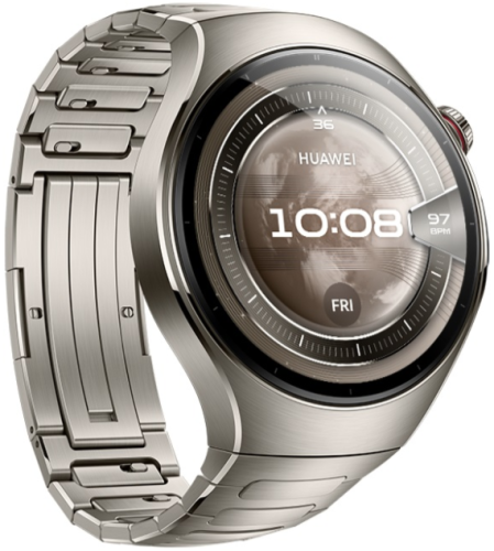 Смарт-часы HUAWEI WATCH 5 46mm Titanium Strap (Rates-L29M) фото 6