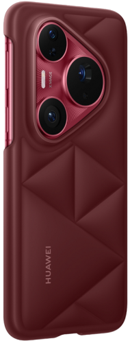 Чехол HUAWEI Pura 80 Pro (Lamarr-CLC) Cloud Vegan Leather Case Red фото 2