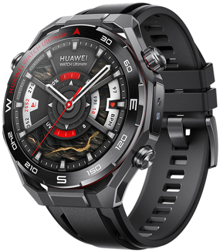 Смарт-часы HUAWEI WATCH Ultimate 2 (March-B19) Fluoroelastomer Strah,Black