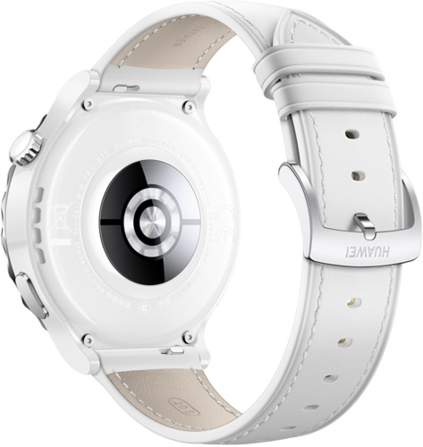 Смарт-часы HUAWEI WATCH GT 3 Pro Gold Bezel White Ceramic Case, White Ceramic Strap (Frigga-B19T) фото 2