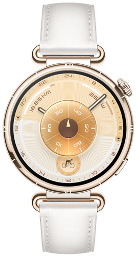 Смарт-часы HUAWEI WATCH GT 6 41mm White Aluminium Case, White Composite Leather Strap (Konsu-B19L)  фото 2